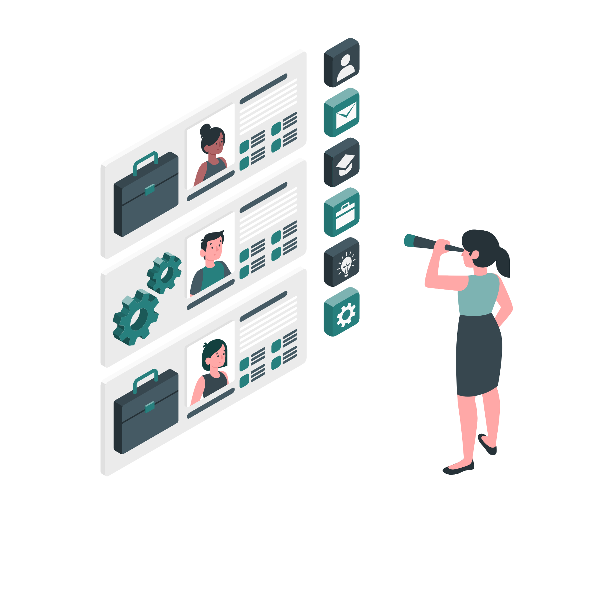 A person signing a contract